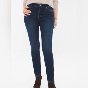 Chico’s Dark Wash Pull On Jeggings 0 / 4